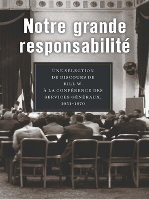 cover image of Notre grande responsabilité